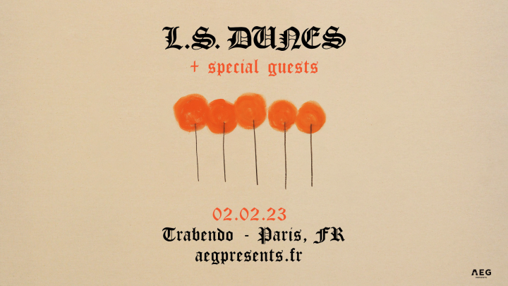 LS DUNES en concert à Paris le 2 février